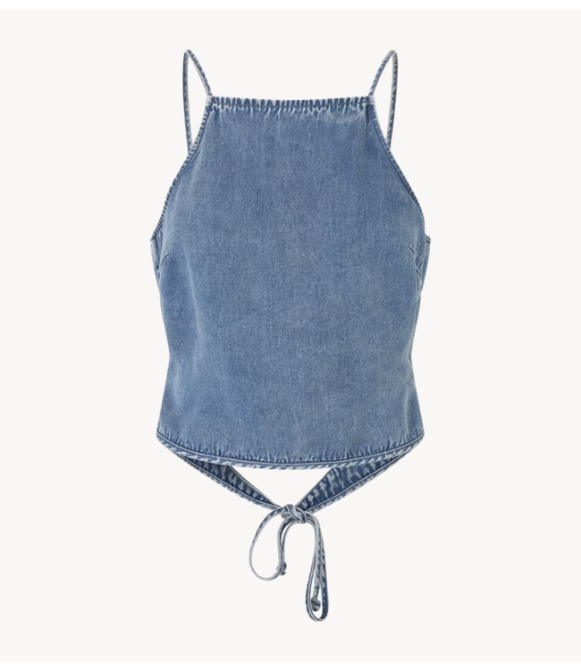 Samsøe Samsøe Top SABELLAGIO TOP 15645 Denim Blue