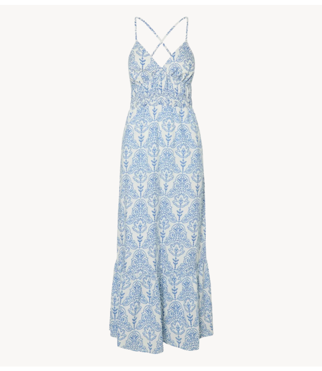 Y.A.S Jurk YASCINNI SL ANKLE DRESS S. Star White