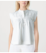 Y.A.S Top YASCARLY SS SHIRT S CITY Star White