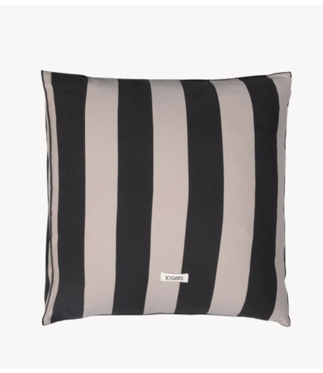 10DAYS Kussen pillow stripes 60x60 black