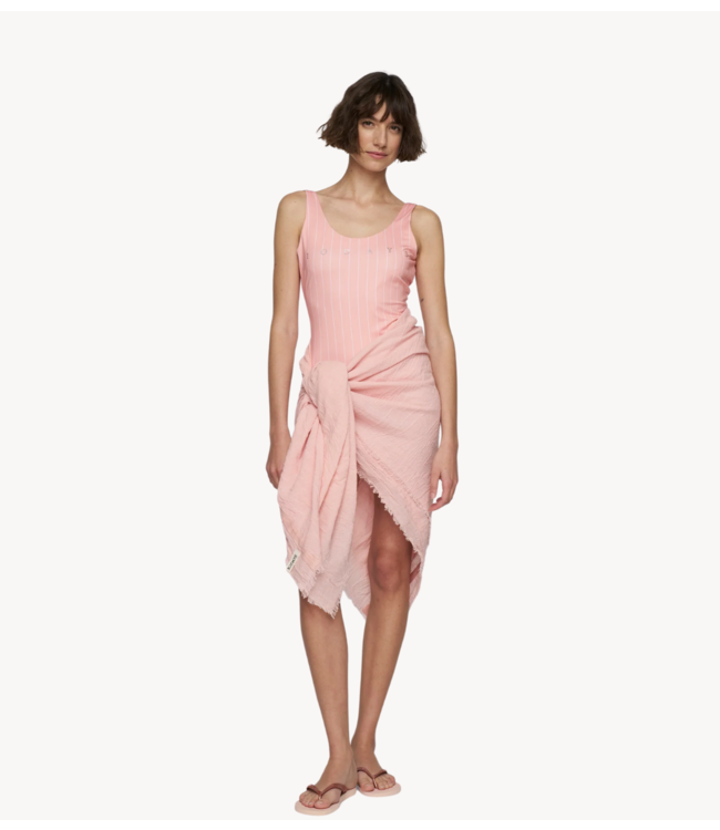 10DAYS Badpak bathing suit stripes peach