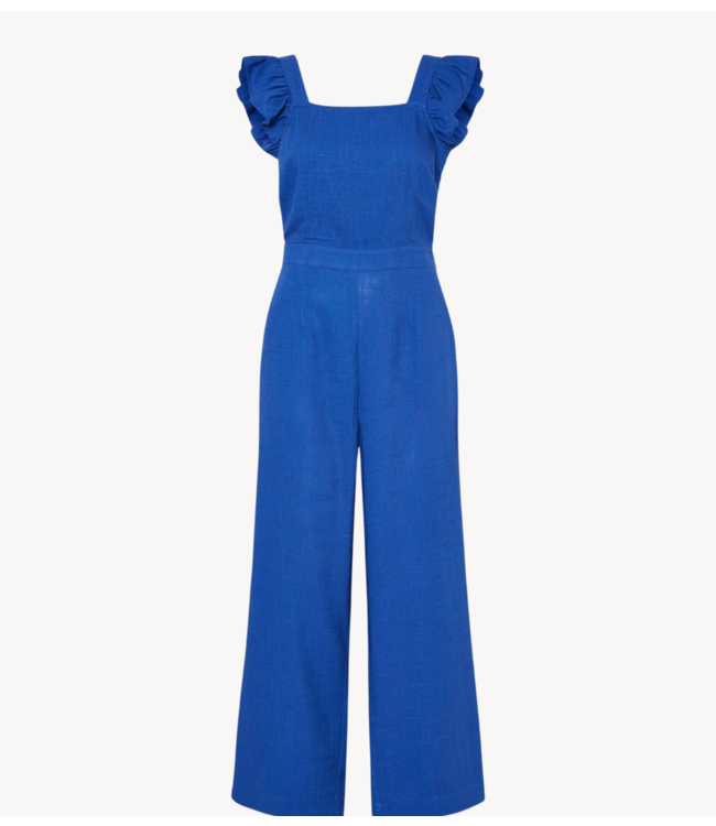 Y.A.S Broek YASISMA SL JUMPSUIT Dazzling Blue