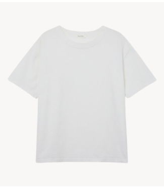 American Vintage T-shirt  Fizvalley White rugtekst