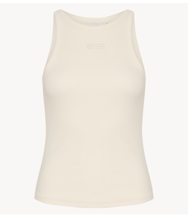 Gestuz Top DrewGZ sl logo tank bright white