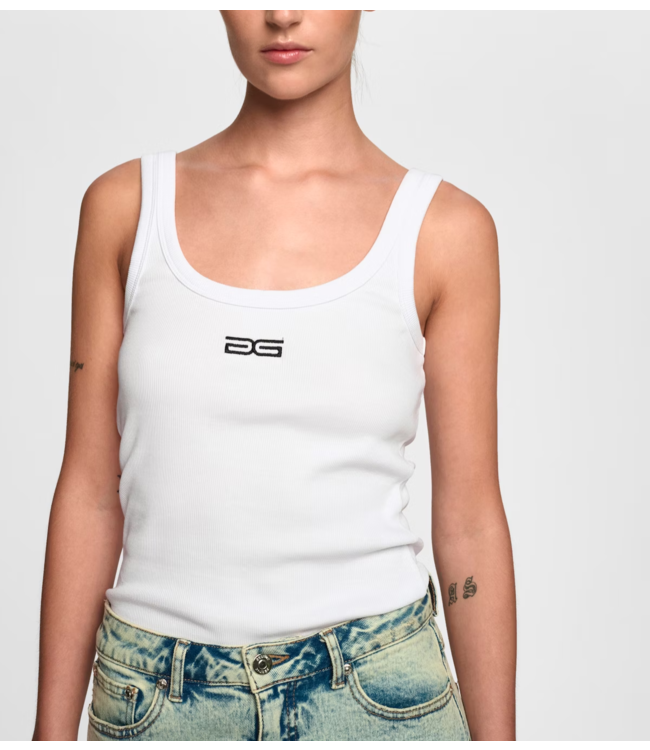 Gestuz Top DrewGZ sl logo top bright white