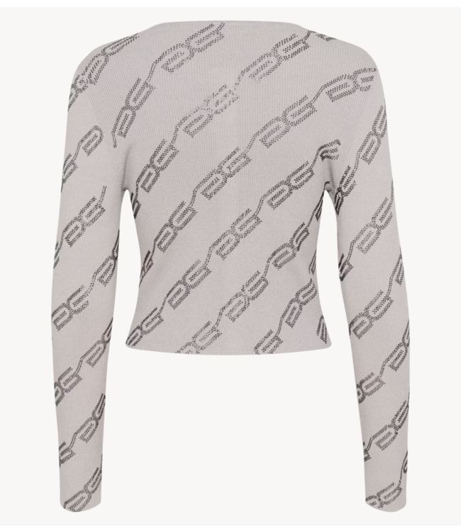 Gestuz Vest SayaGZ cardigan grey/dark grey st.