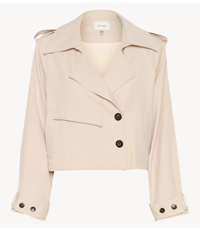 Gestuz Jacket GZedina short jacket ancient scroll