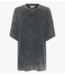 Gestuz T-shirt JioGZ oversize tee dark grey washed