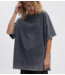 Gestuz T-shirt JioGZ oversize tee dark grey washed