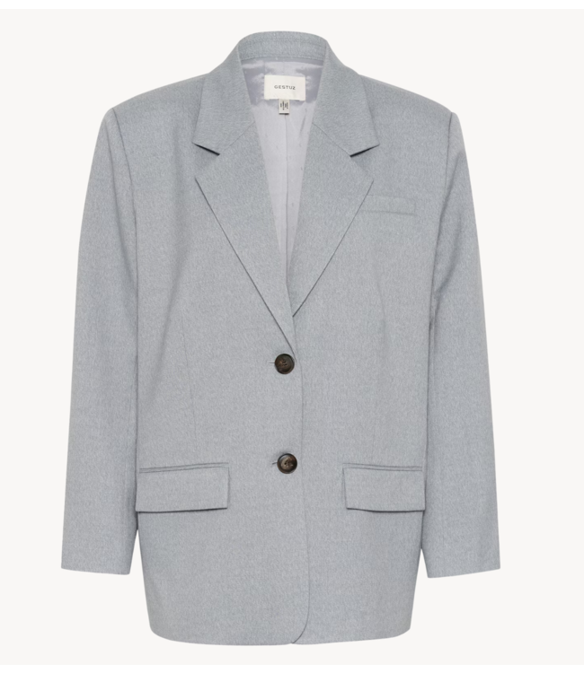 Gestuz Blazer GZpaulia melange OZ blazer greu/blue melange