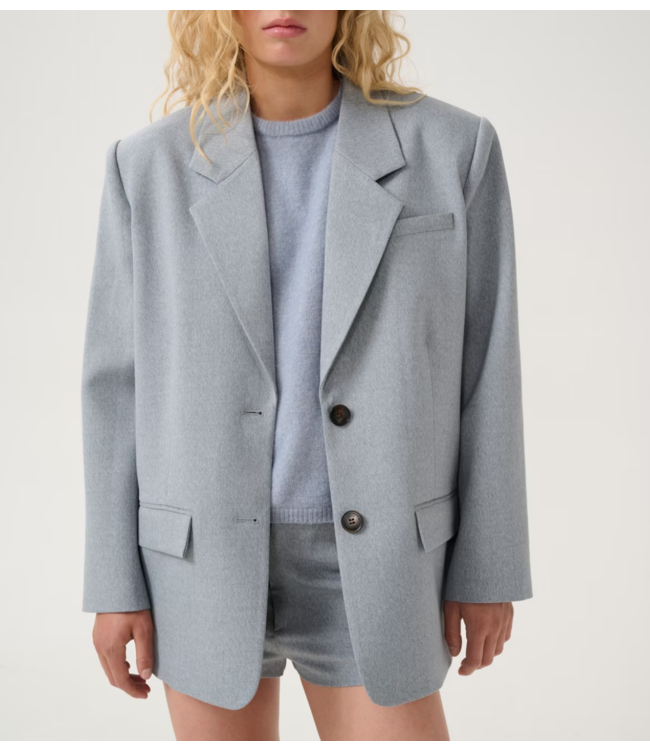 Gestuz Blazer GZpaulia melange OZ blazer greu/blue melange