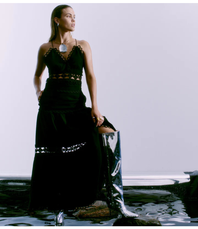 Copenhagen Muse Rok CMASLEAH -SKIRT Black