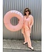 10DAYS Broek straight jogger peach