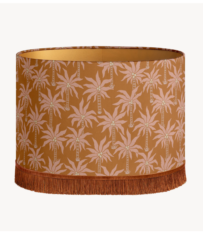 Palais Lampenkap Lampshade Laura Caramel & Rose (Round L Ø35 cm)