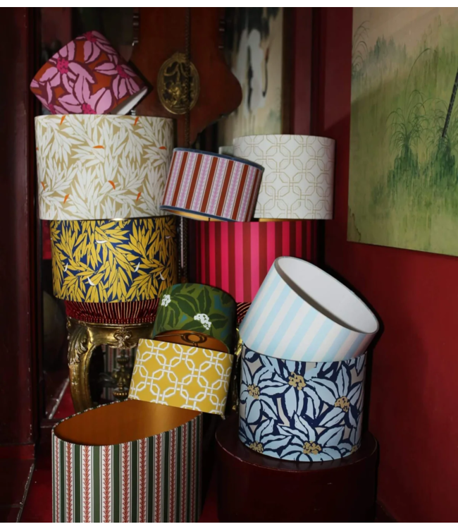 Palais Lampenkap Lampshade Jackie Fuchsia (Round XL Ø40 cm)