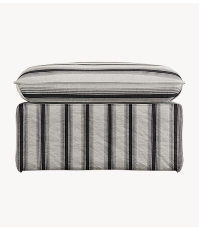 HKLIVING Bank Nomad couch: hocker rocco, chalkstripe