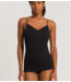 HANRO Top Padded Spaghetti Top Cotton Seamless black