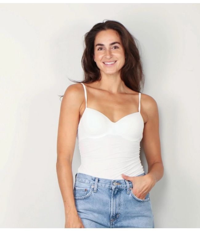 HANRO Top Padded Bra Camisole Allure off white