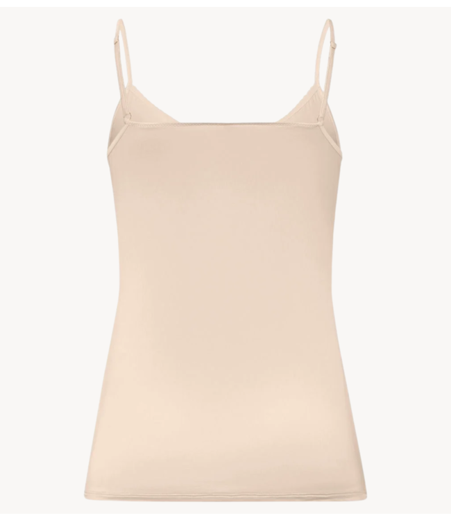 HANRO Top Spaghetti Top Satin Deluxe natural