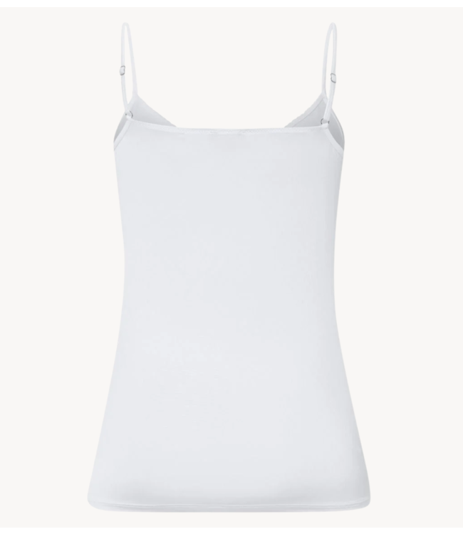 HANRO Top Spaghetti Top Satin Deluxe off white