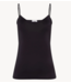HANRO Top Spaghetti Top Satin Deluxe black