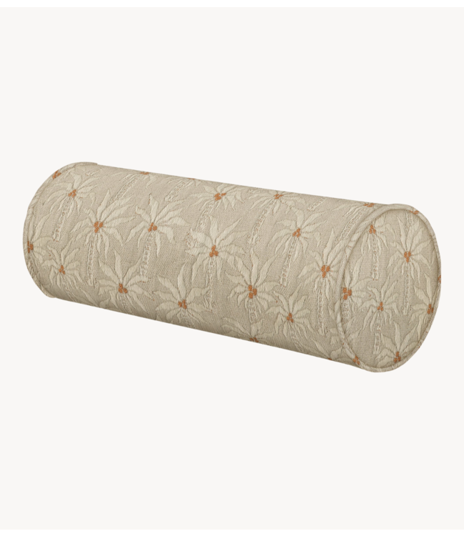 Palais Kussen Outdoor Bolster Laura Sand & Ecru (45x15)