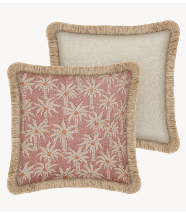 Palais Kussen Outdoor Cushion Laura Rose & Ecru (45x45)