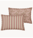 Palais Kussen Outdoor Double Sided Cushion Jackie Rose & Ecru x Mako Rose & Olive (50x30)