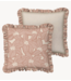 Palais Kussen Cushion Michelle Vintage Rose - Fringe (50x30)