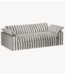 HKLIVING Bank Nomad couch: 244cm rocco, chalkstripe