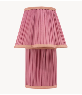 Doing Goods Myra Lamp Small Silk Fuchsia