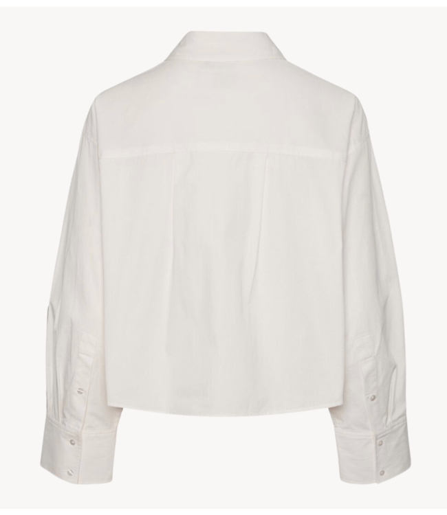 Y.A.S Blouse Yaslee ls short shirt star white