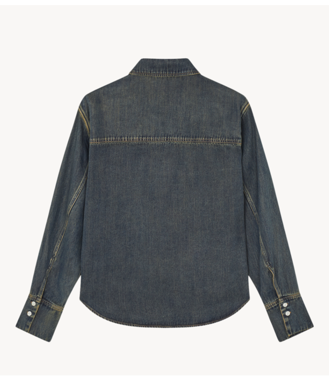 Samsøe Samsøe Blouse SABEX SHIRT 15645 Burnt Oak