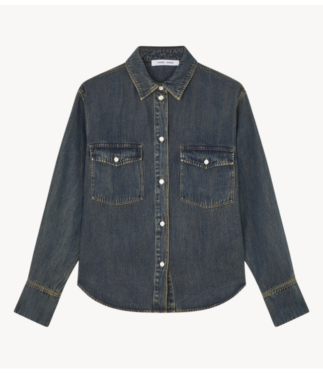 Samsøe Samsøe Blouse SABEX SHIRT 15645 Burnt Oak