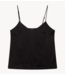 Alix The Label Top ladies woven satin beaded camisole black