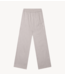 Alix The Label Broek ladies woven pinstripe pants light grey melange