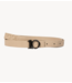 10DAYS Riem monogram belt light earth