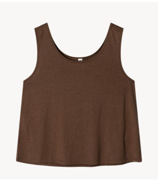 10DAYS Top tank top jersey truffle
