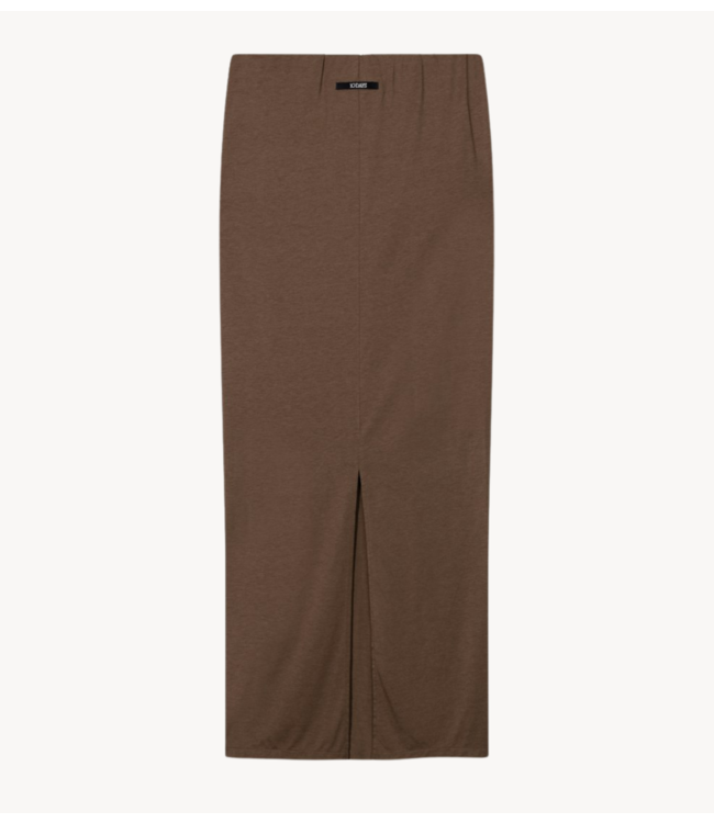 10DAYS Rok long skirt truffle