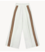10DAYS Broek wide pants tape ecru