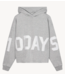 10DAYS Trui the statement logo hoodie 10DAYS365 light grey melee