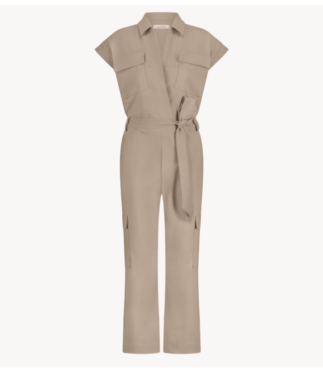Studio Anneloes Jumpsuit Nancy cargo jumpsuit latte