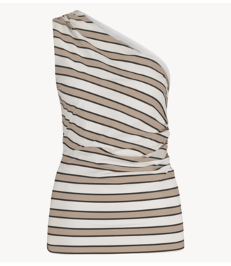 Studio Anneloes Top Yvonne stripe top latte / kit