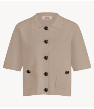 Studio Anneloes Vest Kenzia ssl cardigan latte