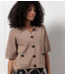 Studio Anneloes Vest Kenzia ssl cardigan latte