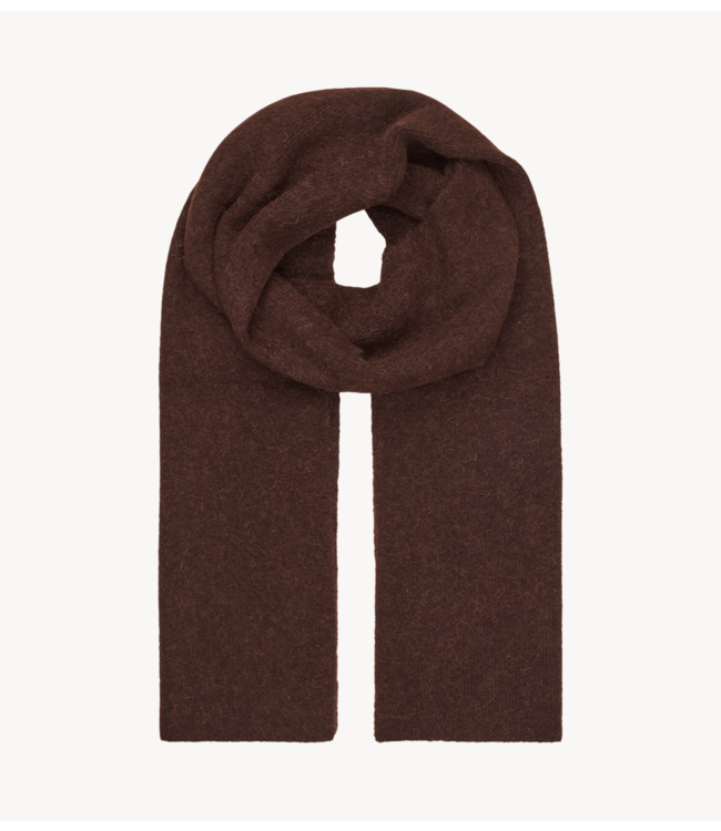 Samsøe Samsøe Sjaal NOR X SCARF 7355 Black Coffee