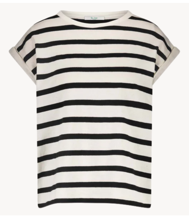 BY-BAR Top tobi stripe top grain black stripe