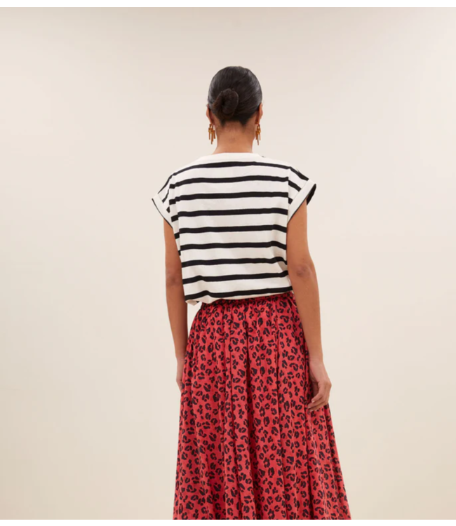 BY-BAR Top tobi stripe top grain black stripe