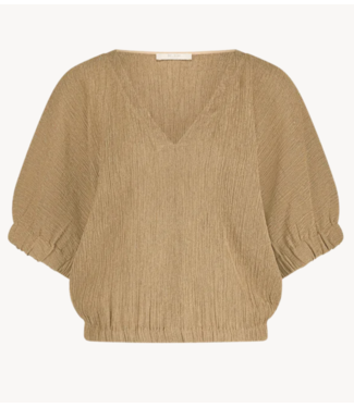 BY-BAR Blouse mabel lurex blouse gold