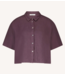 BY-BAR Blouse mara linen blouse plum